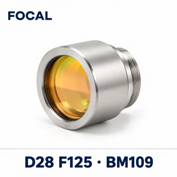 01_FOCAL_D28_F125_BM109 Lente focal FL125 D28 com suporte — BM109