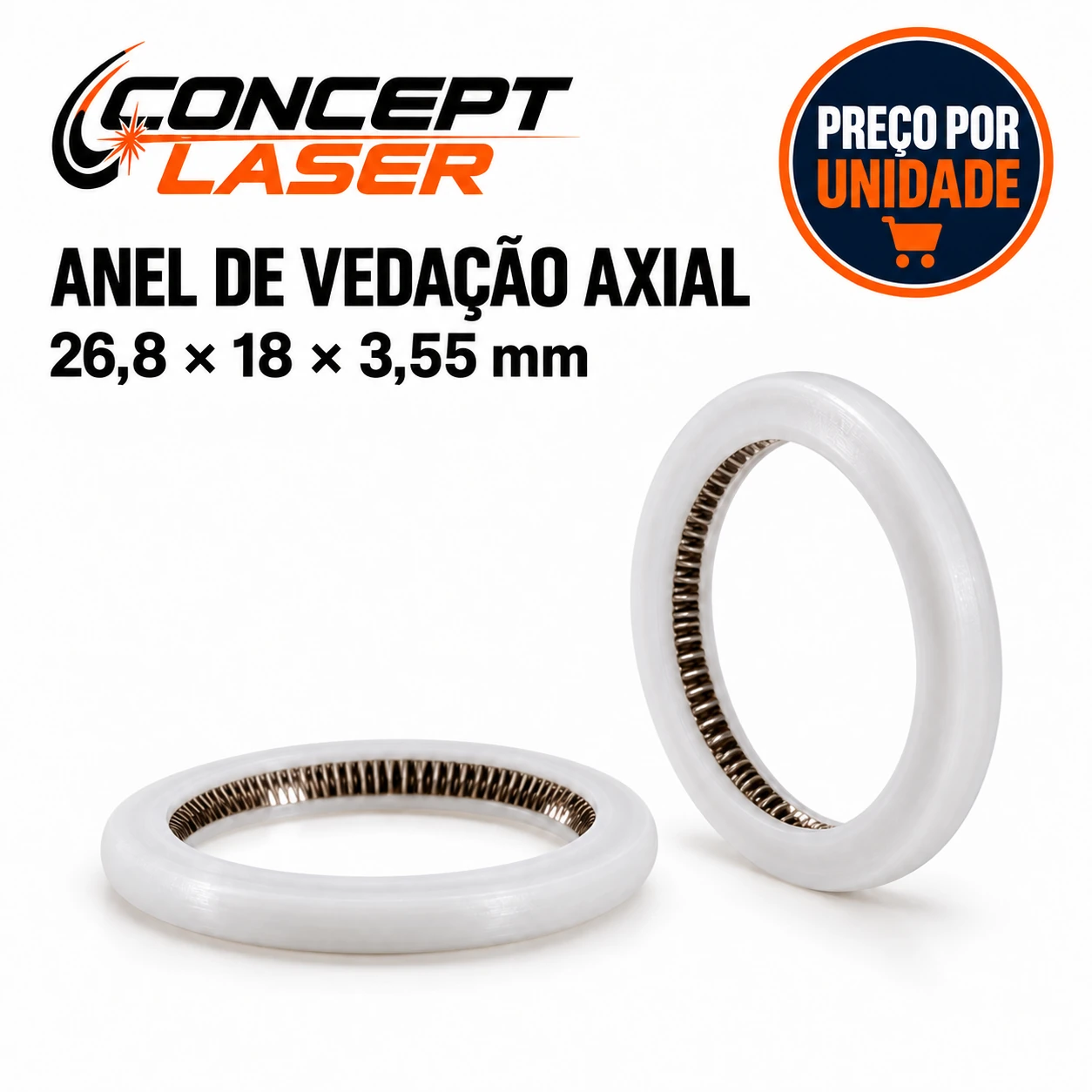 Anel de vedação 26,8 × 18 × 3,55 mm