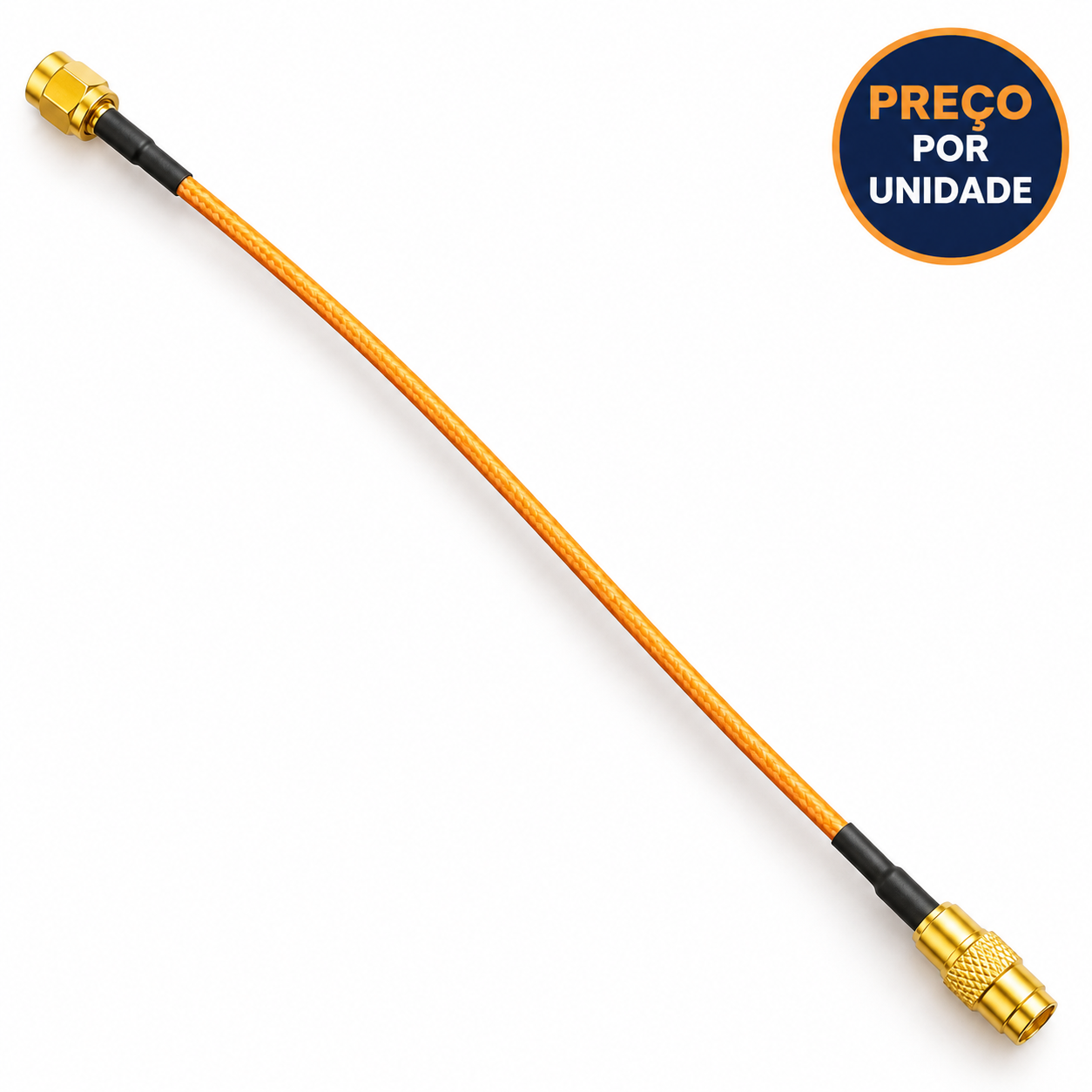 Cabo sensor capacitivo SMB–SMA — rosca + encaixe