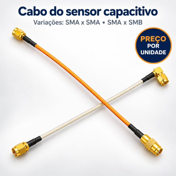 Cabos de Sensor Capacitivo SMA e SMB Cabo sensor capacitivo